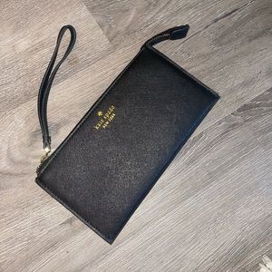 Kake Spade black wristlet